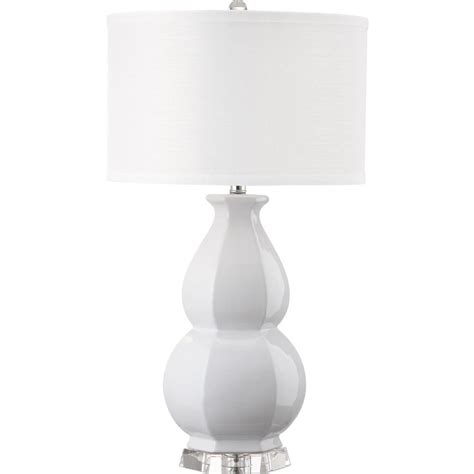 Pick the perfect shade for your table or floor lamp base by matching the scale and style. Safavieh Juniper 30.25 in. White Table Lamp with White Shade-LIT4245C - The Home Depot