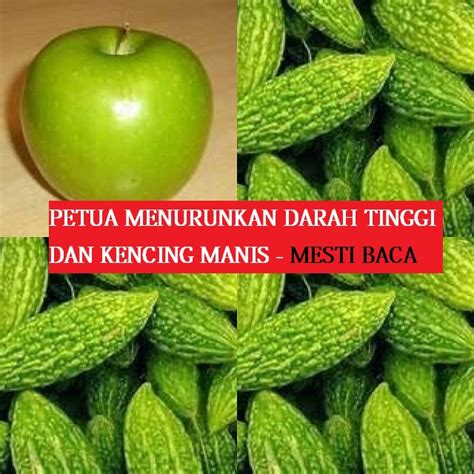 Lalu apa saja buah penurun darah tinggi yang disarankan? PETUA MENURUNKAN DARAH TINGGI DAN KENCING MANIS - MESTI ...