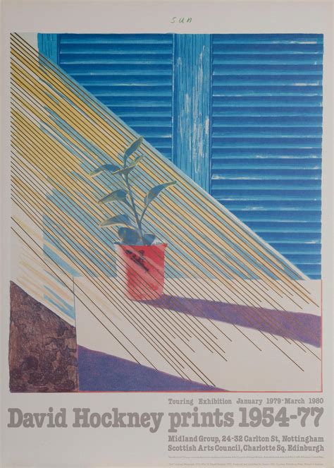 They're unique, affordable and feature artwork from independent artists across the world. Lot - David Hockney, Sun, Poster on board