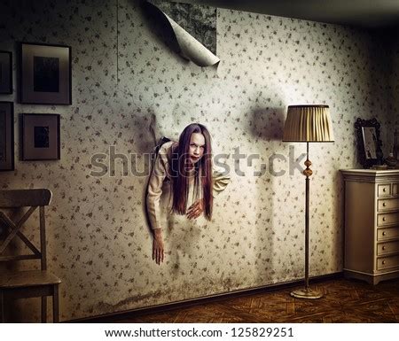 Despite the tags, the overall theme of this subreddit may be deemed nsfw by some! angry woman climbs through the wall into the room (photo ...