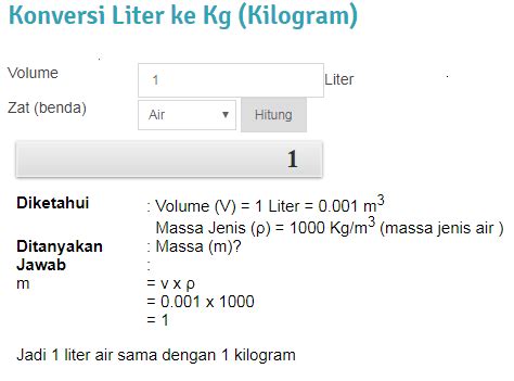 Gram ke kilogram (g ke kg) kalkulator konversi untuk berat konversi dengan tambahan tabel dan rumus. Gaya Terbaru 37+ Konversi Liter Ke Kilo Gram