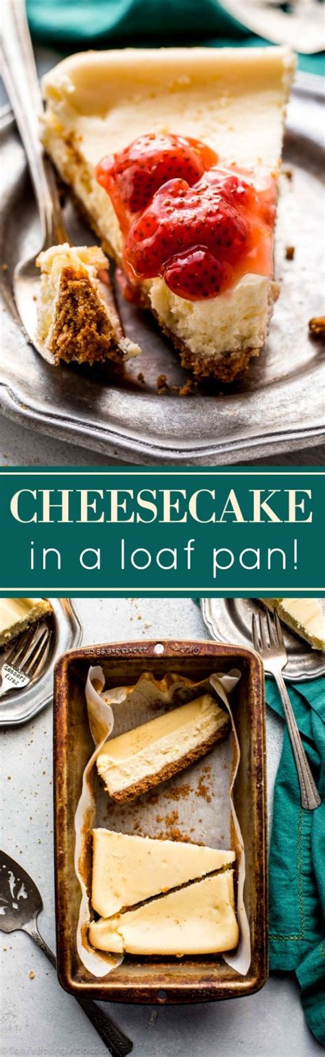 Use a smaller springform pan: Creamy Small Batch Cheesecake | Sally's Baking Addiction