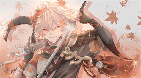 A gentle and carefree soul whose heart hides a great many burdens from the past. Genshin Impact - Build Kazuha- Artefacts, Armes et ...