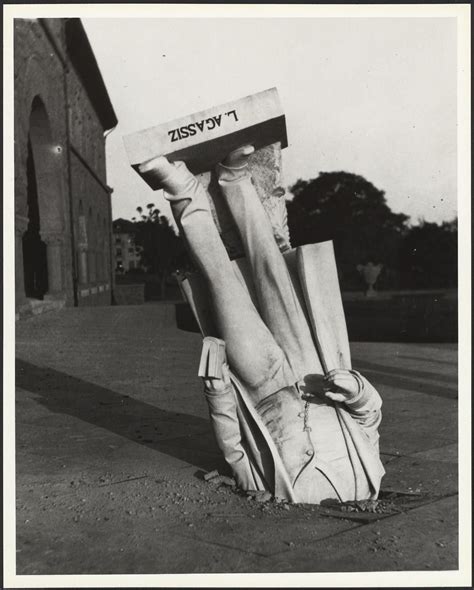 On leur souhaite bien du courage. The Agassiz statue after an earthquake in 1906 via ...