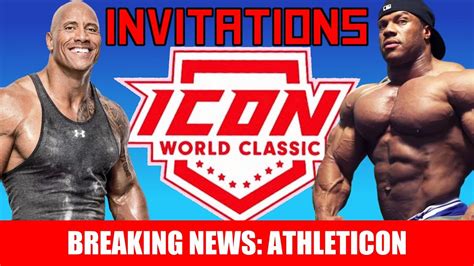 Athleticon #therock #bodybuilding official qualification/ invitation criteria to compete at the icon world classic 2020. Phil Heath jednak nie wystartuje w Athleticon ...