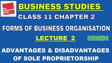 Start studying advantages/disadvantages of sole proprietorship, partnerships, and corporations. FORMS OF BUSINESS ORGANISATION | LECTURE 2 | ADVANTAGES ...