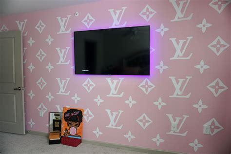 Learn funky, youthful decorating ideas that remain practical. Wallpaper Louis Vuitton Wall Design - Download Free Mock-up