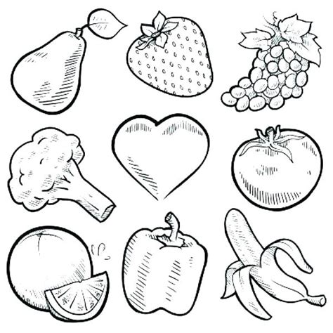 Business unit purchases fresh fruits and vegetables in a partnership with the u.s. Fruits And Vegetables Coloring Pages at GetDrawings | Free ...