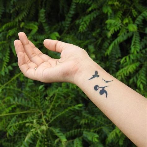 Semicolon tattoo meaning unique semicolon tattoos wrist tattoos body art tattoos tatoos arm tattoo piercing tattoo little tattoos. Semicolon Tattoo Meaning and Designs - What hides behind ...