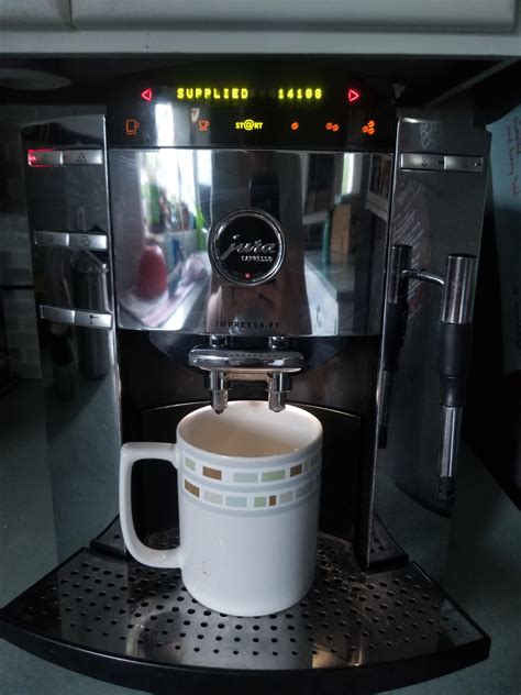 Check spelling or type a new query. The Jura Impressa F9 coffee and espresso maker. 14 years ...