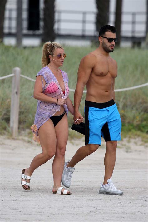 Fans questions his intentions as her boyfriend and wonder if sam is actually. Britney Spears takes a jet ski ride while enjoying a beach ...