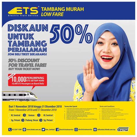 Alamat dan kontak membeli tiket primajasa. Tiket ETS Separuh Harga Je Sehingga 31 Disember Ni! Semak ...