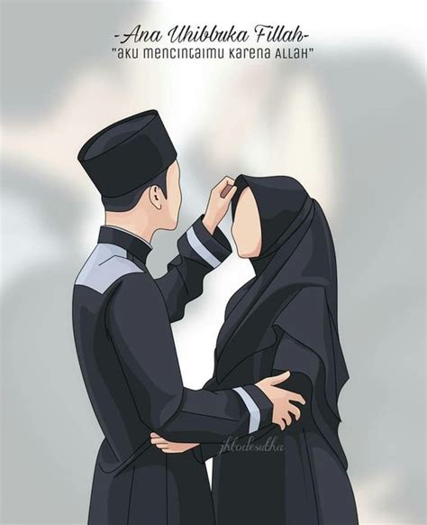 Hijab vector images over 4 400. 15+ Trend Terbaru Gambar Animasi Kartun Islami Romantis ...