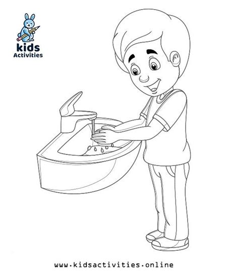 Take a look at our extensive selection of preschool coloring worksheets. Free Hand Washing Coloring Pages For Preschoolers in 2020 ...