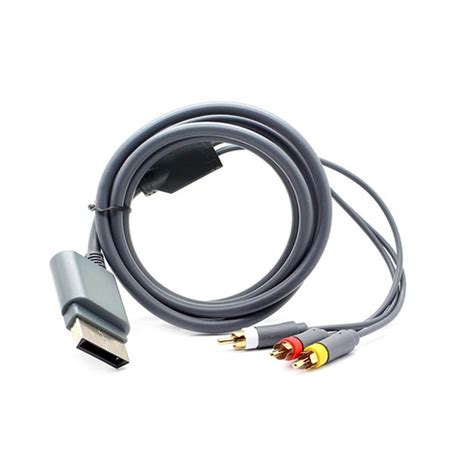 Set the switch on the av connector for your tv or monitor. Composite HDTV HD TV RCA AV Video Video Cable for Xbox 360 & 360 Slim Batteryexpert