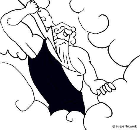 Dibujo para colorear mitología griega > zeus. Dibujo de Dios Zeus pintado por Samira sevilla en Dibujos.net el día 27-10-10 a las 13:01:47 ...