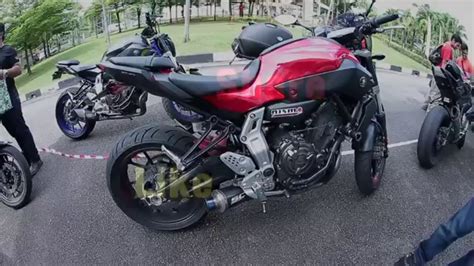 【installation】:no instruction that came with the fz 07 windshield but come on its very easy to install. MT 07 Malaysia - exhaust sound - YouTube