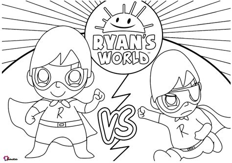 Trending coloring pages last 7 days. free download ryan's world coloring page for kids ...