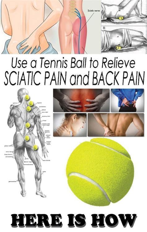 Though back pain is common, there are multiple ways to reduce muscle tension and provide relief for back pain or sciatica. Pin on Sciatica Tennis Ball