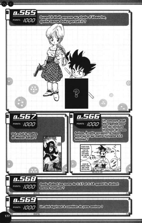 Maybe you would like to learn more about one of these? Dragon Ball Z Quiz book T1, manga chez Glénat de Toriyama