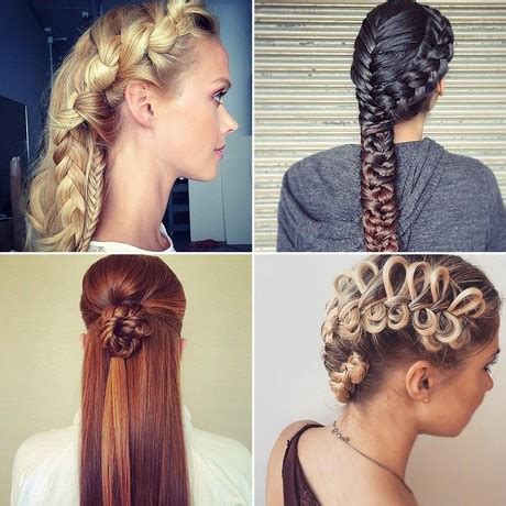 Cross the right over the middle, then the left over the right and continue down. Easy plait hairstyles