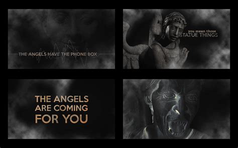 When the revival series of doctor who aired the episode blink from series 3 in june 2007, a new monster was created. Don't Blink | Quote in Motion on Behance