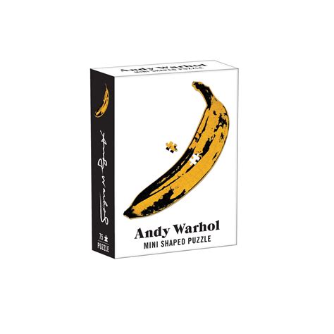 Andy warhol, eric carle, little feminist… Andy Warhol Mini Shaped Puzzle: Banana