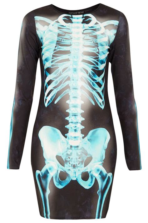 Description discussions0 comments0 change notes. Lyst - Topshop X Ray Skeleton Bodycon Dress in Blue
