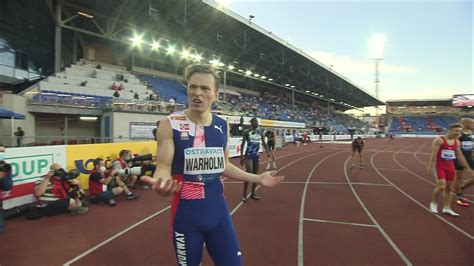 Warholm at the 2017 bislett games. Warholm tar oppgjør med egen reaksjon: - Dette blir litt ...