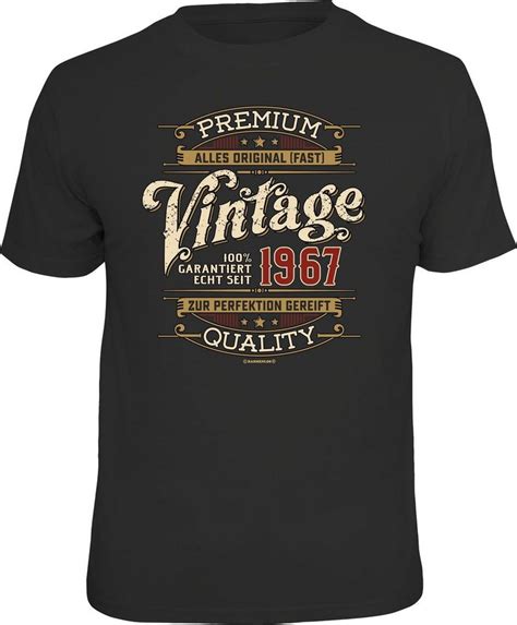 Check spelling or type a new query. Rahmenlos T-Shirt »Vintage 1967«, Hochwertiges T-Shirt der ...