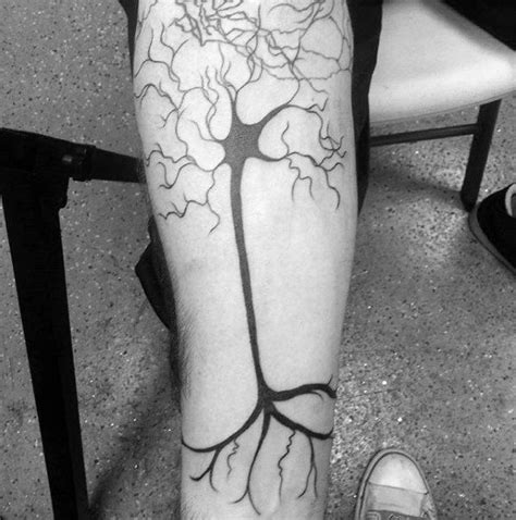 Maybe you would like to learn more about one of these? 40 Neuron Tattoo Designs For Men - Nerve Cell Ink Ideas in ...