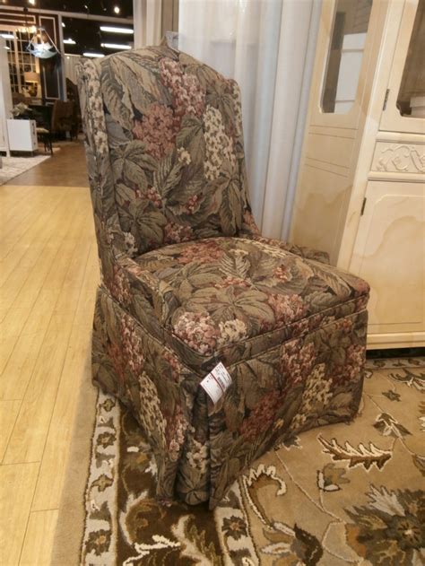 Parsons chair features high back deep supportive seat for our very best price skirted slipcover by on the best vintage and find the way consumers an offer today. Parson Skirted Chair at The Missing Piece