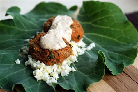 Instead of the parsley, consider adding basil, crushed red pepper flakes, dill, cumin, or other. Raw Carrot Falafels and Cauliflower Couscous Wrap with a ...