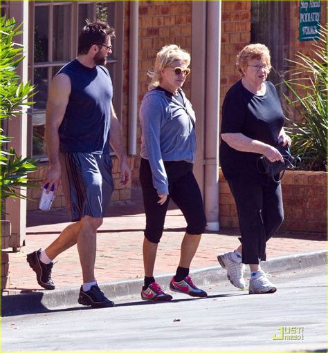 I just doggystyled mother in law. Hugh Jackman: Workout with Wife and Mother-in-Law: Photo ...