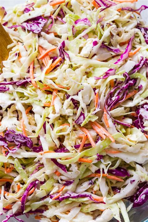 Finish it off with a quick blend of spices. Vegan Coleslaw Recipe - This classic coleslaw recipe is ...