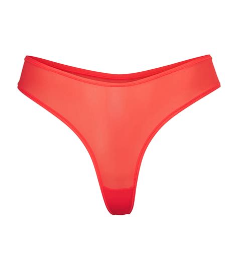 Jelly Sheer Dipped Thong