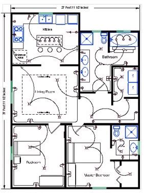 The important components of typical home electrical wiring including code information and optional circuit considerations are explained as we look at each area of the home as it is being wired. Residential Wire Pro Software - Draw Detailed Electrical Floor Plans and more! - Addiss Electric ...