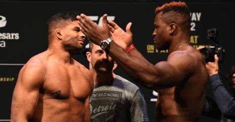 Alistair overeem and francis ngannou faced off at ufc 218 media day ahead of their heavyweight alistair overeem discusses his return to action after suffering a knockout loss to francis ngannou. Dana White Confirms Tonight's Overeem vs. Ngannou Winner ...