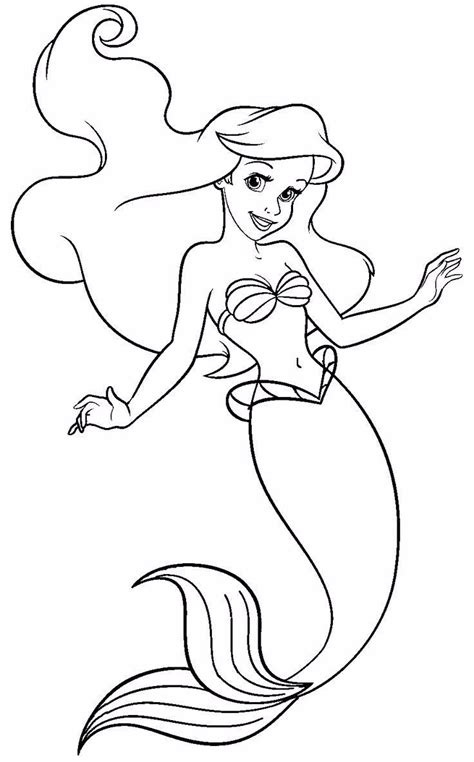 This ariel coloring pages article contains affiliate links. Pin by Rita Kaun on 19 in 2020 | Mermaid coloring book ...