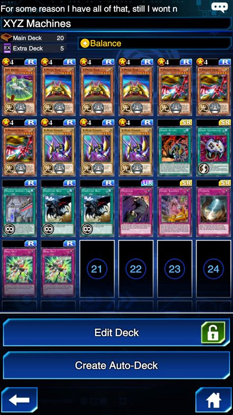 Konami's largest starter deck in 8 years, this deck comes with 5 xyz monsters, including yuma's signature monster from the. Suggestions for XYZ Deck? : DuelLinks