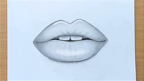 Turn picture into drawing with our free online image editor. How to draw Lips by pencil step by step - MyHobbyClass.com