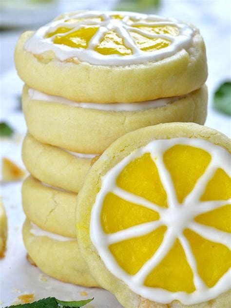 These glazed lemon cookies are a soft baked sugar cookie topped with a fresh lemon glaze. Best Ever Blueberry Cookies | Recipe | Lemon shortbread cookies, Lemon cookies, Recipes