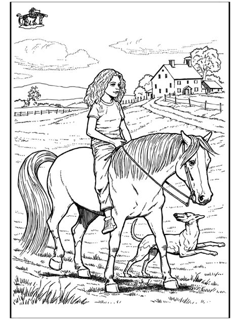 Kleurplaat nederlandse vereniging van orthoptisten kleurplaat paard met ruiter 25 coloring page. Paardrijden 5 - Kleurplaten paarden