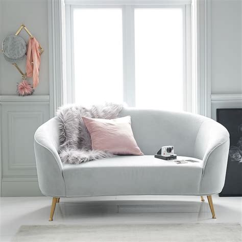 Price and stock could change after publish date, and we may make money from these links. Curved Loveseat | Small couch in bedroom, Bedroom couch, Grey bedroom furniture