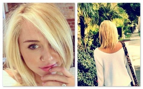 Auf der suche nach den aktuellsten frisurentrends und den besten haartutorials? Kurze Haare à la Miley Cyrus Langer Bob | Haarschnitt ...