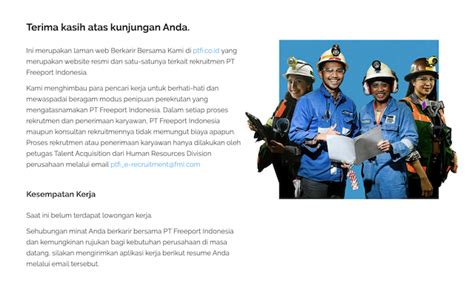 Lowongan kerja vale indonesia about pt vale indonesia tbk pt vale indonesia tbk (vale) is a subsidiary of vale, the world's second biggest mining company. Beredar Lowongan Kerja PT Freeport Indonesia? Ini Faktanya ...