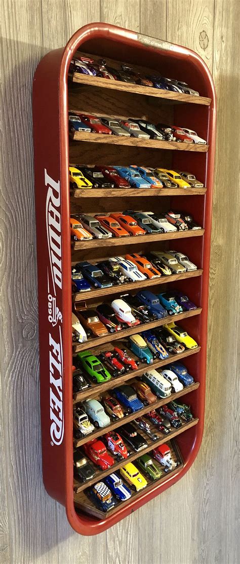 Custom, Hand-Made Wall Mount Hot Wheels, Matchbox Display Mounted Inside of a R… | Hot wheels ...
