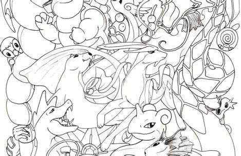 For kids & adults you can print hard or color online. Hard Pokemon Coloring Pages at GetColorings.com | Free ...