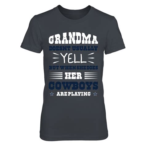 5.0 out of 5 stars 7. Grandma Doesnt usually yell ! Dallas Cowboys Shirt ...