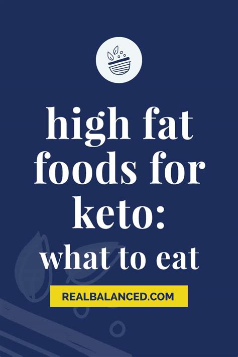 What am i doing wrong? High Fat Foods For Keto: What To Eat To Lose Weight